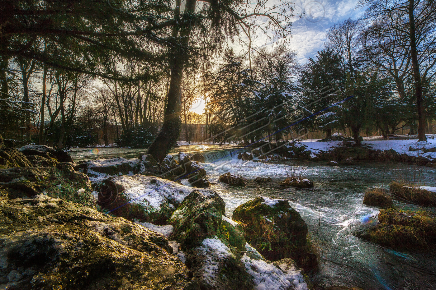 Winter in the English Garden-2
